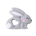 Lapin en silicone jouet anneau de dentition