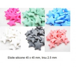 Etoile en silicone