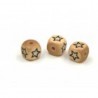 LOT de 20 Lettre bois étoile