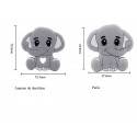 Eléphant  et sa perle  en silicone