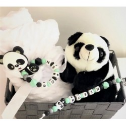 Panier naissance personnalisable Panda