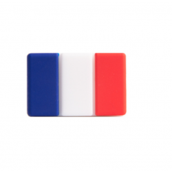 Perle silicone Drapeau de la France