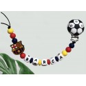 Attache Tétine Personnalisable Foot Barca
