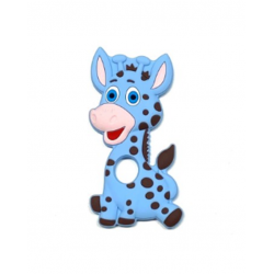 Anneau de dentition, jouet silicone Girafe