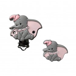Clip et perle silicone Dumbo