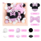 Kit attache tétine Minnie rose clair