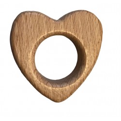 Anneau Coeur en bois