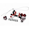 Kit, DIY attache tétine minnie rouge
