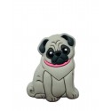 Perle chien Carlin silicone